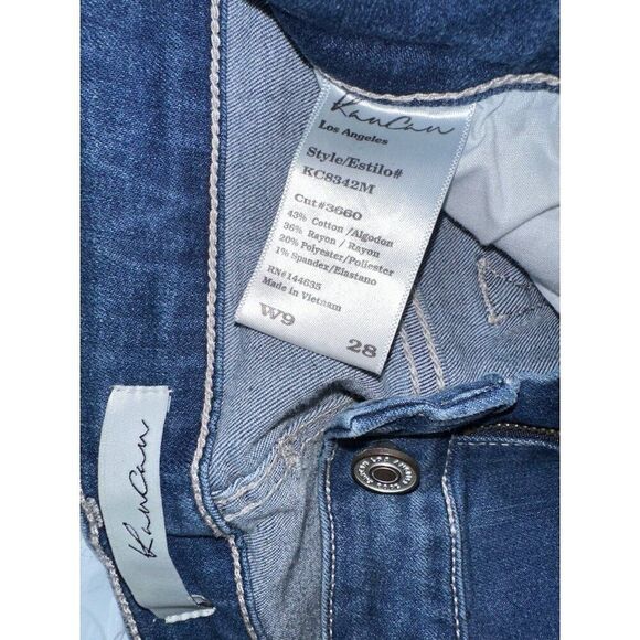 KANCAN HI-RISE ANKLE SKINNY DISTRESSD JEANS KC8342MSize 28 - Picture 10 of 14